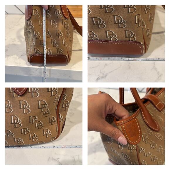 Why Dooney & Bourke Bags Are Timeless and Practical DOONEY & BOURKE Shadow Signature Tote leather accents silver hardware classic